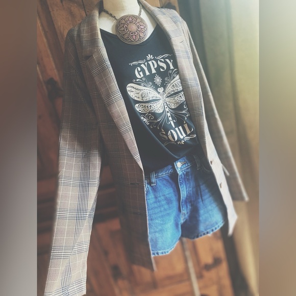 Blazer Single Breasted Plaid - Picture 11 of 12